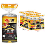 Xtratuff Trash Bag Drawstring 30G 32CT