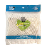 Ideal Dining Plastic Cutlery 51CT Forks
