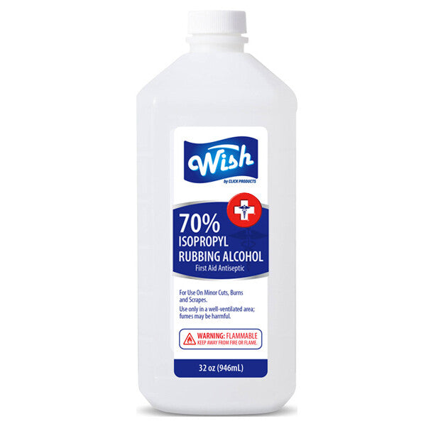 Wish Rubbing Alcohol 32oz 70%