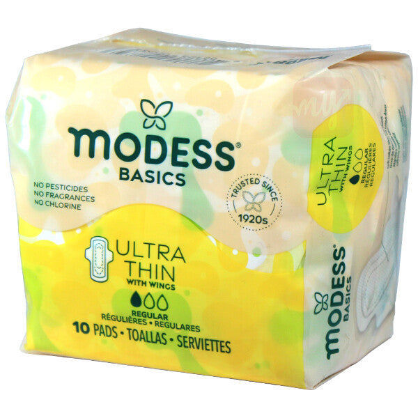 Modess Ultra Thin Pads 10CT Regular