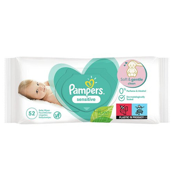 Pampers Wipes 52CT Sensitive