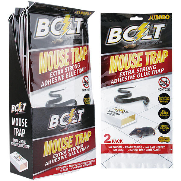 Bolt Pest Mouse Trap 2PK Jumbo Display