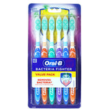 Oral-B Toothbrush 6PK Bacteria Fighter Soft
