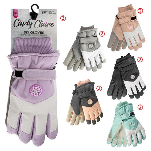 Cindy Claire Ladies Ski Touch Gloves