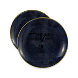 EP Curve 10PK 7.5" Dinner Plate Black+Gold