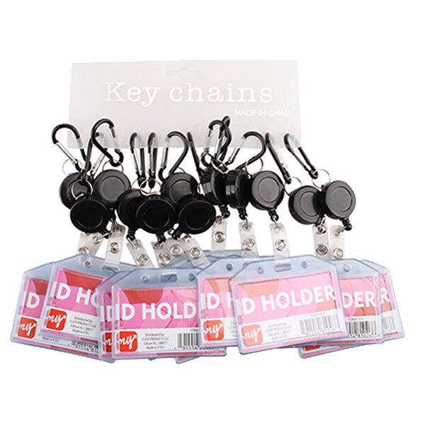 ID Card Holder Extendable w/ Clip