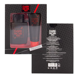 Men's 2pcs Set  DARK NOIR RED 1.7fl.oz/50mlEDT 2.8fl.oz/80ml Body Wash