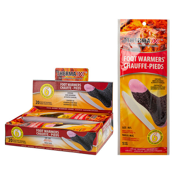 Thermaxxx Air Activated Warmers 1PR Feet L/XL