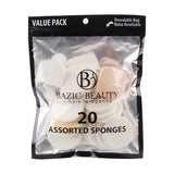 Bazic Beauty Make-up Blender Sponge 20pk