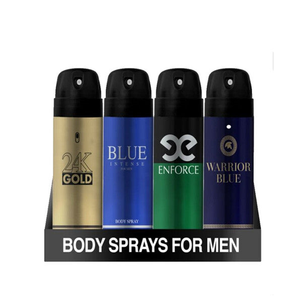 Body Spray Aerosol Display 6.76Floz Men