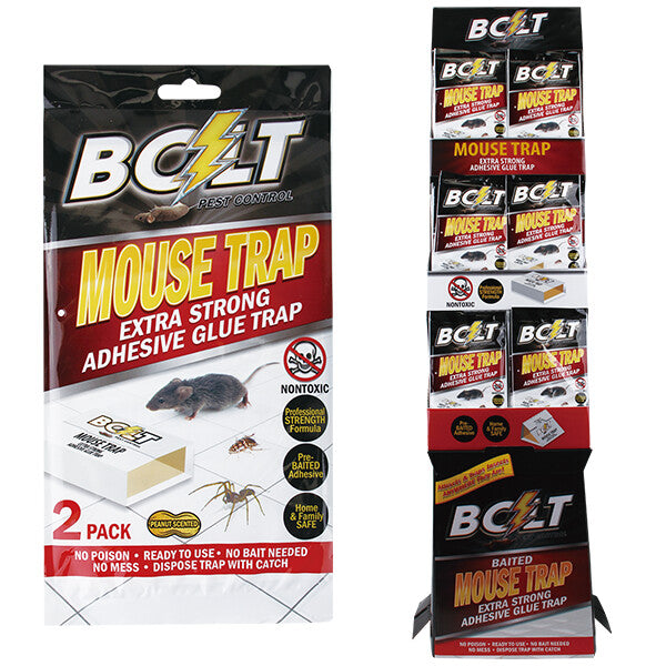 Bolt Pest Mouse Trap 2PK Floor Display