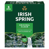 Irish Spring Bar Soap 3.75oz 3pk Original Clean