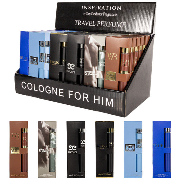 Men's Cologne 1.18oz Travel Perfume Display