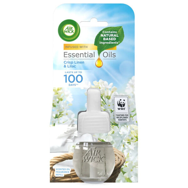 Air Wick 1 Oil 19ml Crisp Linen & Lilac