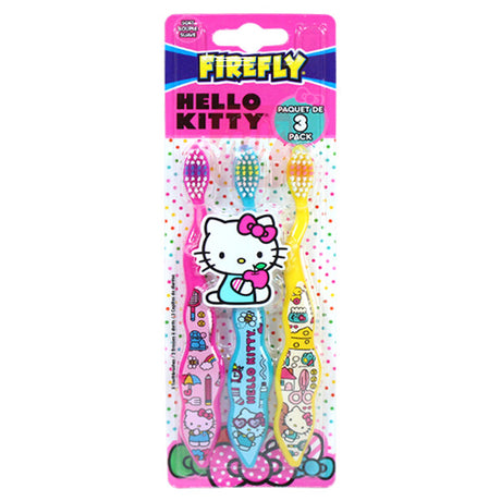 Firefly Toothbrush Hello Kitty 3PK