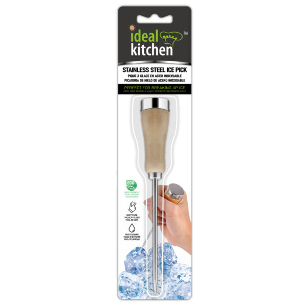 Ideal Kitchen/Ice Pick w/ Wooden Handle