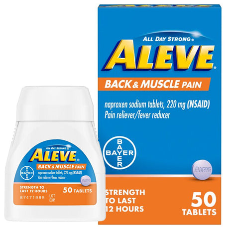 Aleve 50 Tablets Back & Muscle Pain