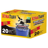XtraTuff Trash Bag Contractor 42G 20CT Box