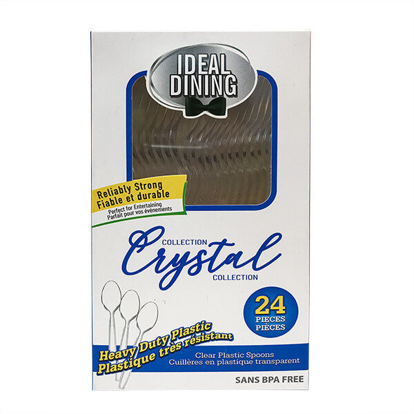 Ideal Dining Box HD 24CT Clear Spoon