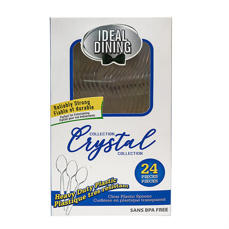 Ideal Dining Box HD 24CT Clear Spoon