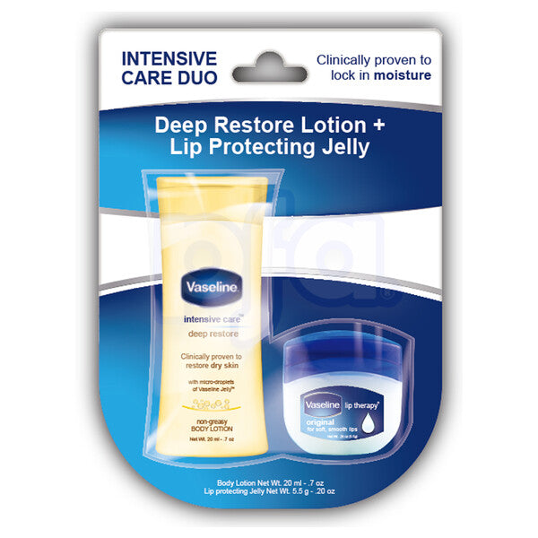 Vaseline Lotion .7oz 1PK + Jelly .2oz 1PK