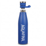 Aquafina Stainless Steel Vacuum Insulated Water Bottle with Carry Loop, 23.7 oz – Deep Blue